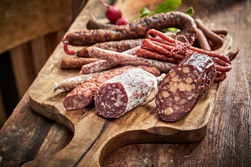 Planche de saucissons de pays