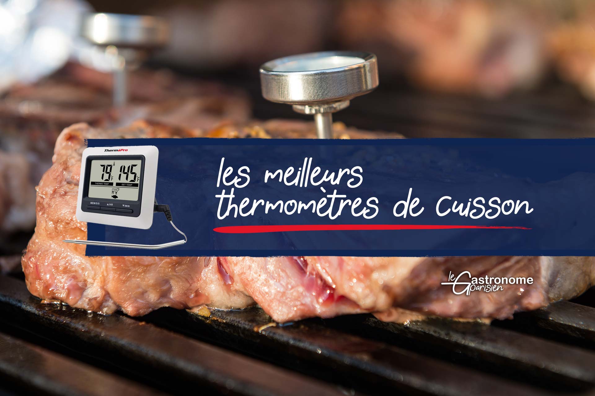 2X Thermomètre à Viande - Sonde de Cuisine Alimentaire pour Cuisson Précise  Pâtisserie Liquide - Thermo-sonde Température