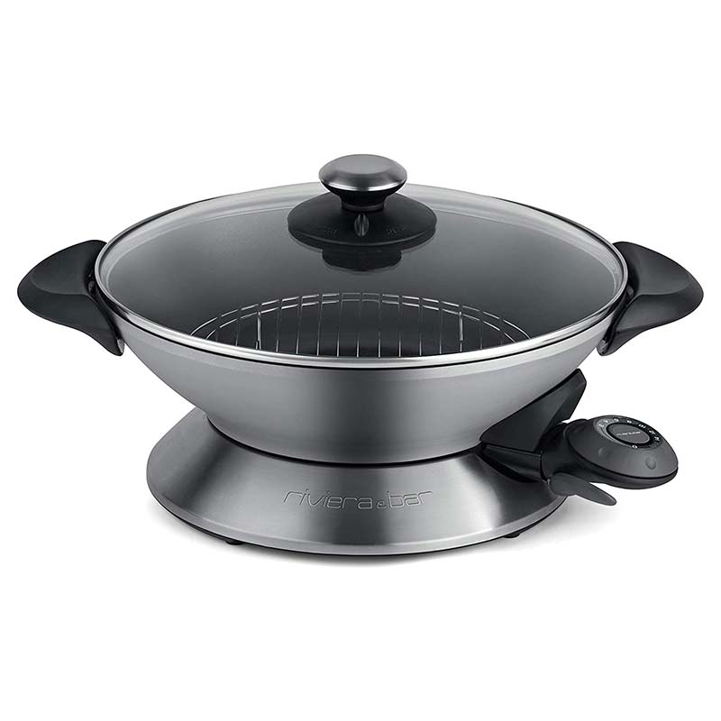 Riviera-et-Bar QC136A Wok Electrique Inox 6 L