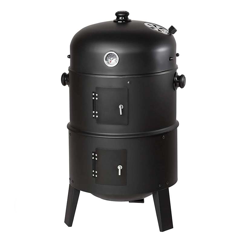 TecTake BBQ GRILL BARBECUE CHARBON DE BOIS FUMOIR SMOKER