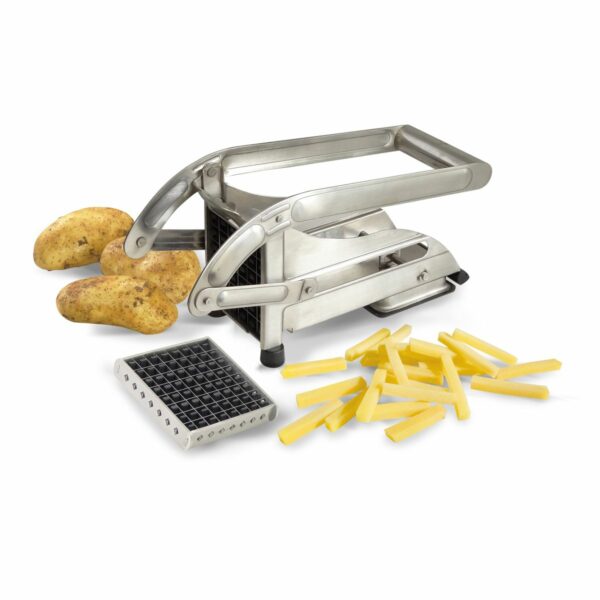 Coupe-frites Tellier en inox avec 2 grilles