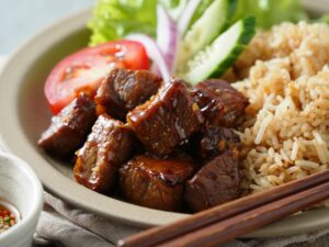 Assiette de boeuf loc lac