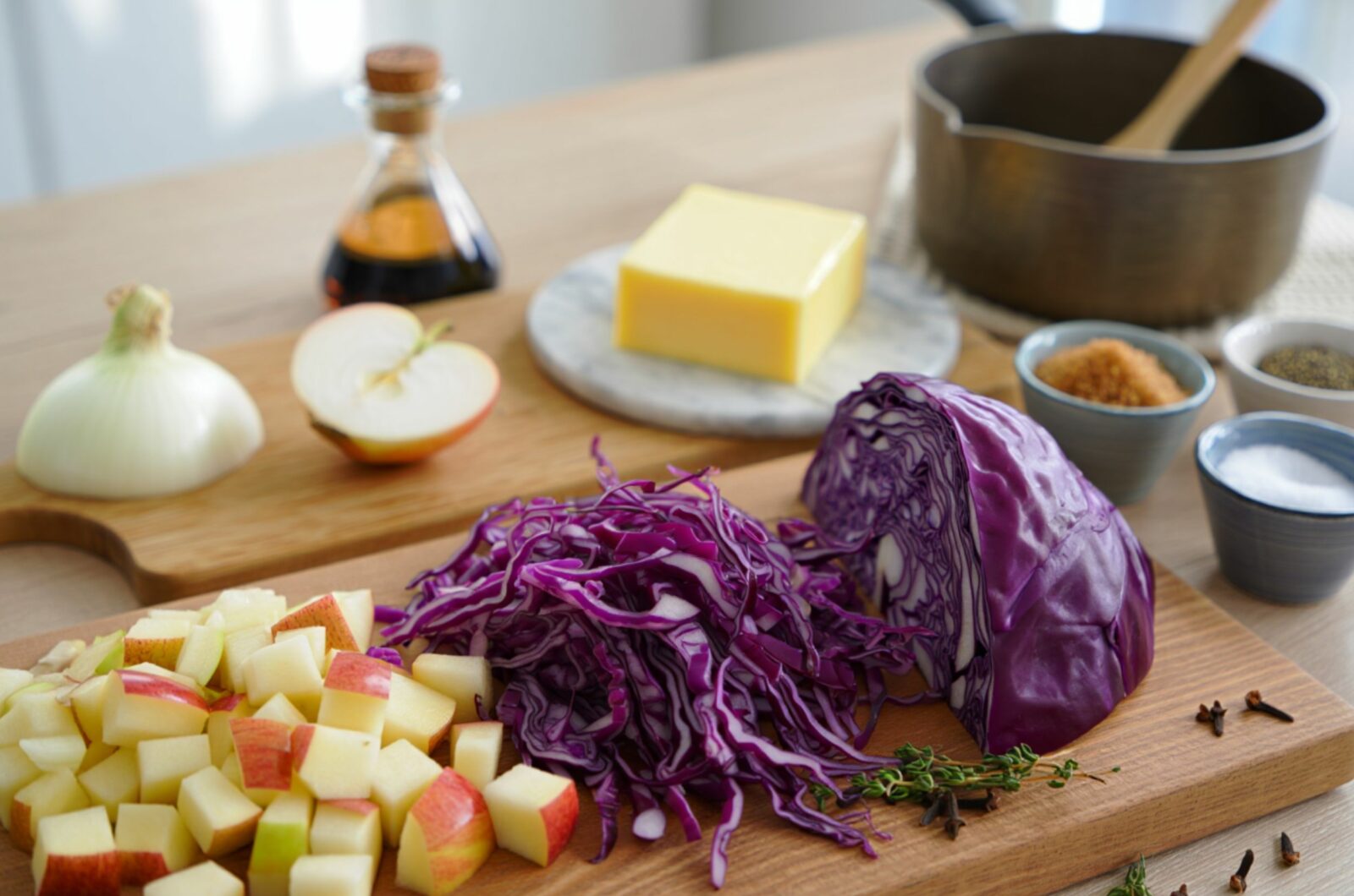Recette du chou rouge aux pommes alsacien
