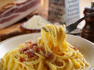 Pâtes carbonara italiennes