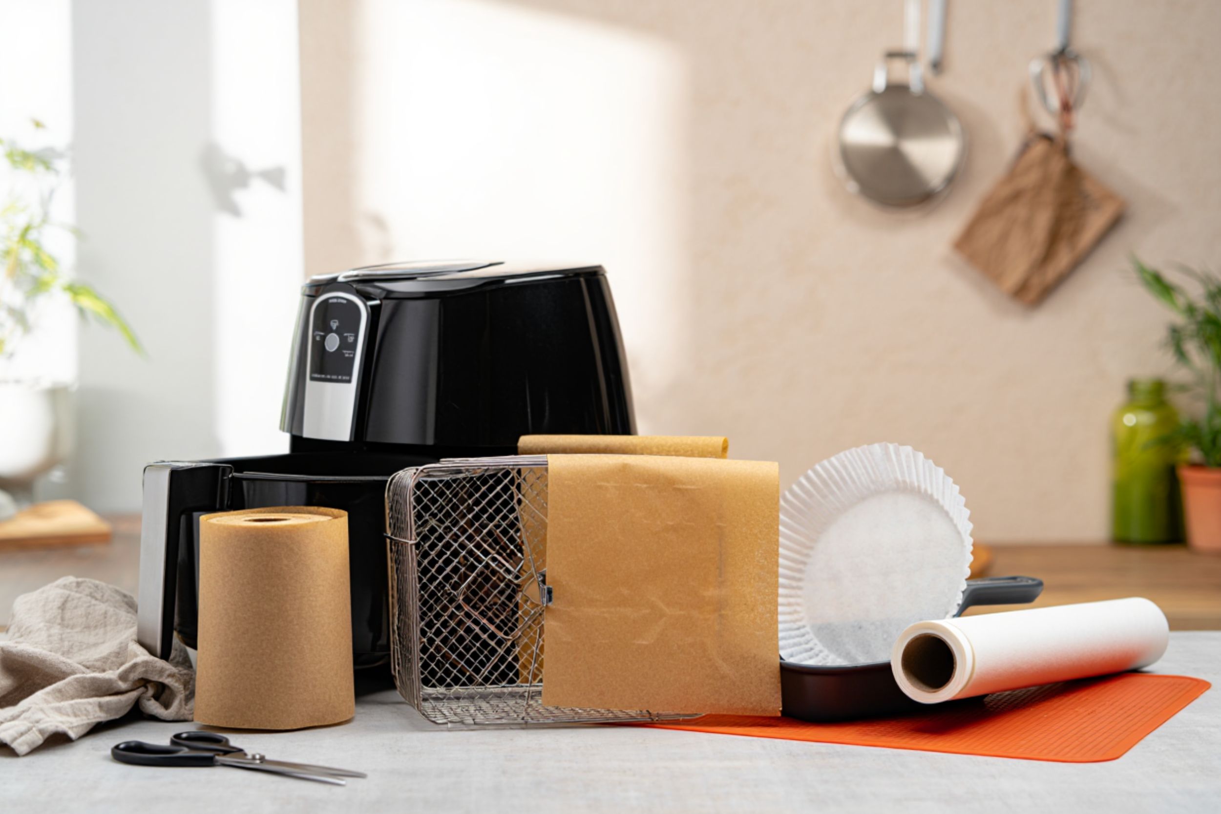 Papier de cuisson pour air fryer
