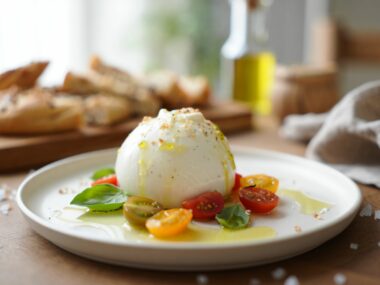 Assiette de burrata