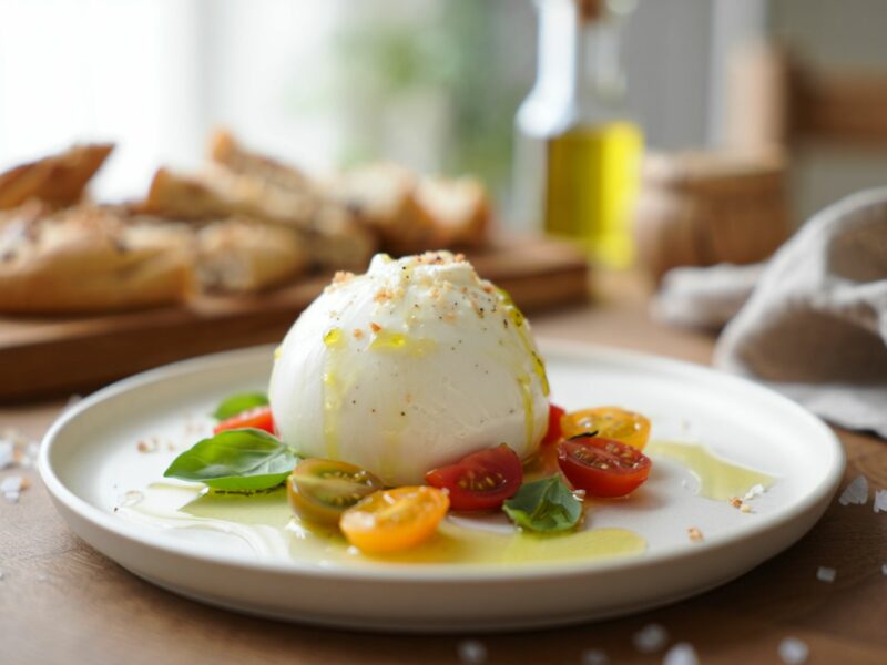 Assiette de burrata